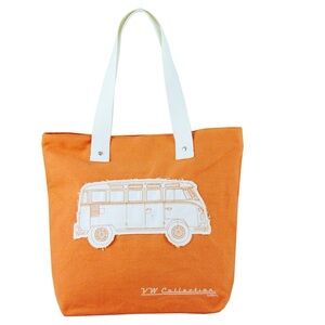 Orange Volkswagen Patchwork Bus Bag- Officially licensed VW Collection by Brisa